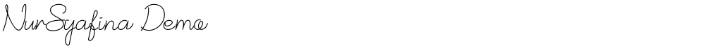 NurSyafina Demo