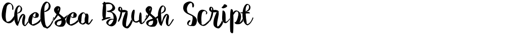 Chelsea Brush Script