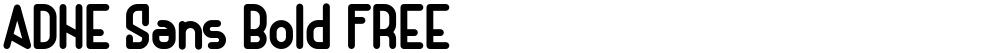 ADHE Sans Bold FREE