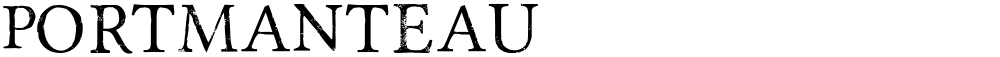 Portmanteau