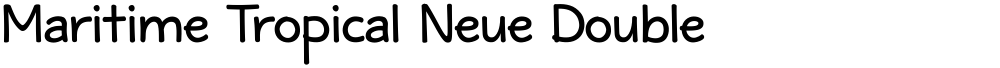 Maritime Tropical Neue Double
