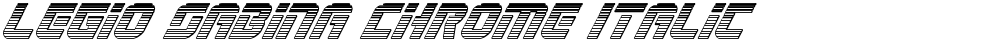 Legio Sabina Chrome Italic