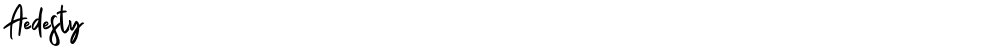Aedesty