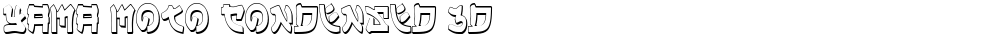 Yama Moto Condensed 3D
