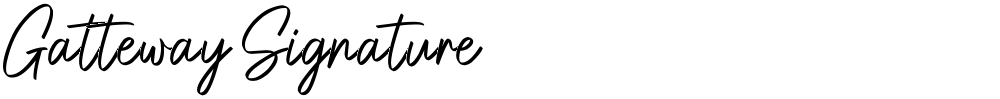 Gatteway Signature