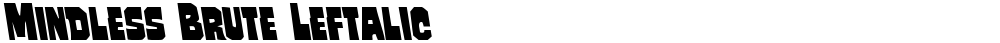 Mindless Brute Leftalic