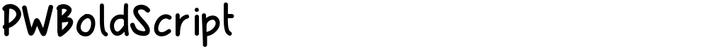 PWBoldScript