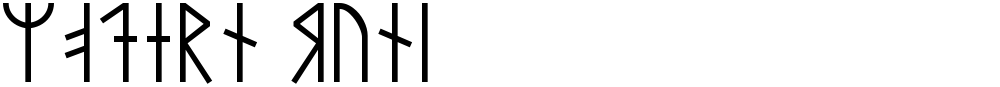 Modern Runic