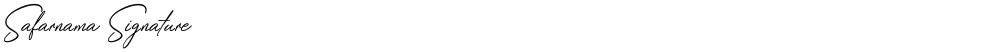 Safarnama Signature