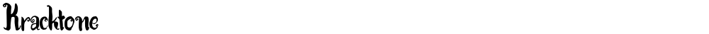Kracktone
