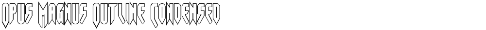 Opus Magnus Outline Condensed