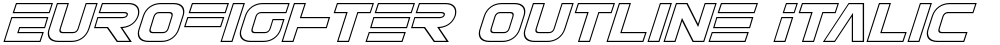 Eurofighter Outline Italic