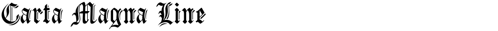 Carta Magna Line