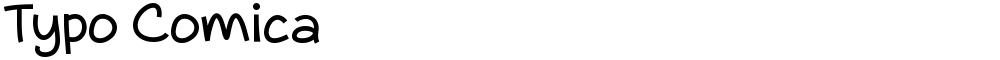 Typo Comica