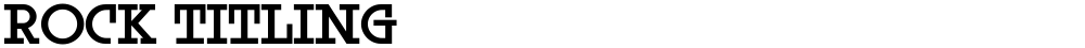 Rock Titling