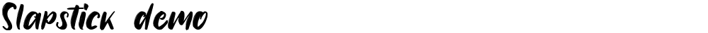 Slapstick demo