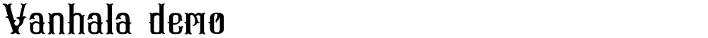 Vanhala-demo