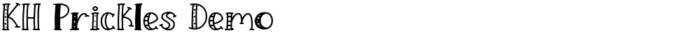 KH Prickles Demo