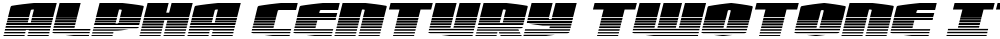 Alpha Century Twotone Italic