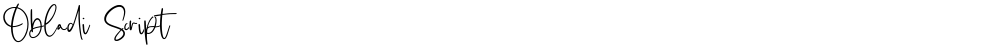 Obladi Script
