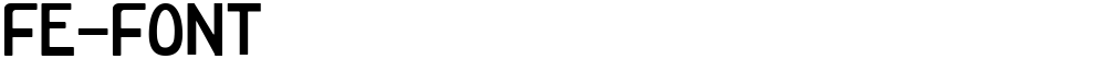 FE-Font