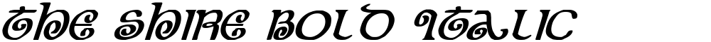 The Shire Bold Italic