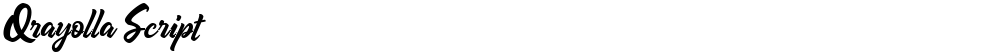 Qrayolla Script