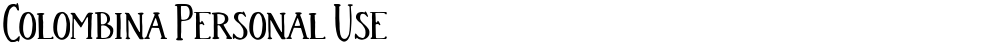 Colombina Personal Use