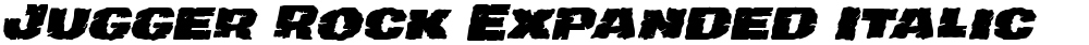 Jugger Rock Expanded Italic