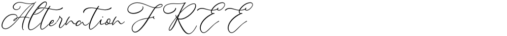 Alternation FREE