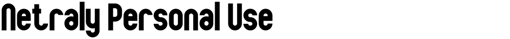 Netraly Personal Use