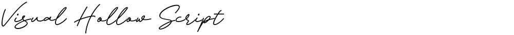 Visual Hollow Script