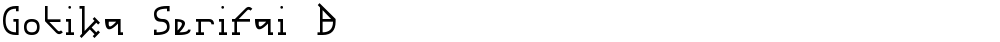 Gotika Serifai B