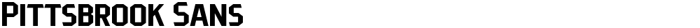 Pittsbrook Sans