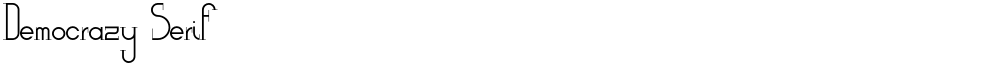 Democrazy Serif