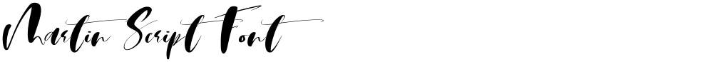 Martin Script Font