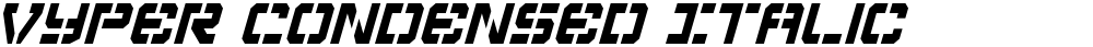 Vyper Condensed Italic