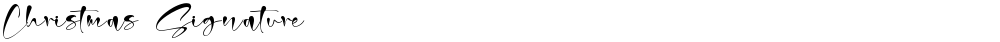 Christmas Signature
