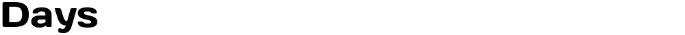 Days