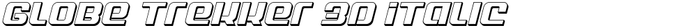 Globe Trekker 3D Italic