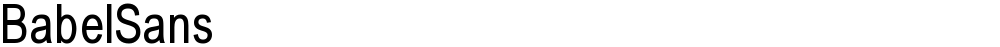 BabelSans