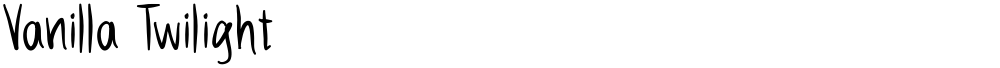 Vanilla Twilight