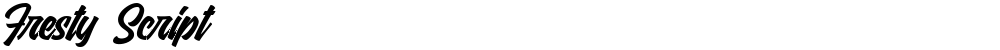Fresty Script