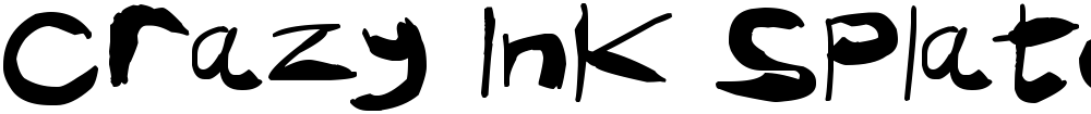 Crazy Ink Splats