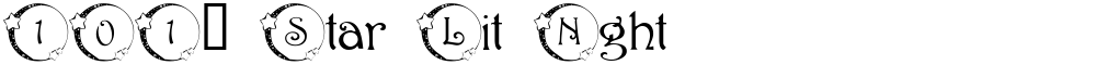 101! Star Lit Nght