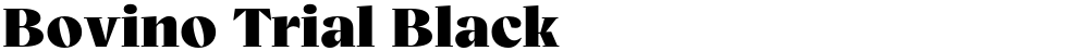 Bovino Trial Black