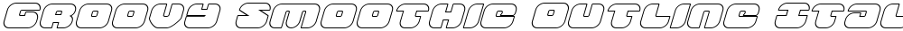 Groovy Smoothie Outline Italic