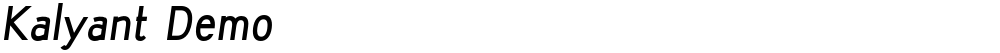 Kalyant Demo
