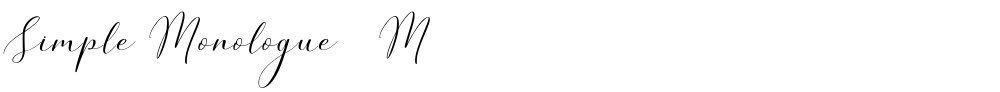 Simple Monologue DEMO