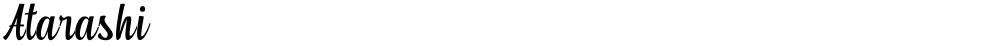 Atarashi